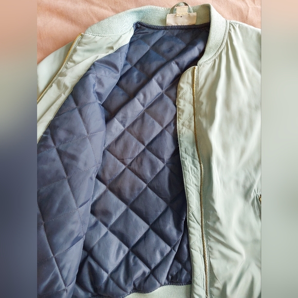 SIMONS- mint bomber jacket - Picture 3 of 5